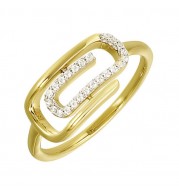 Gems One 10Kt Yellow Gold Diamond (1/10 Ctw) Ring
