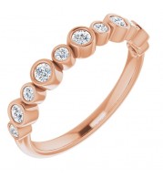 14K Rose 1/3 CTW Diamond Ring