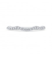 Shah Luxury 14K White Gold Diamond Wedding Band