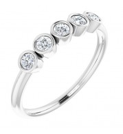 14K White 1/3 CTW Diamond Ring