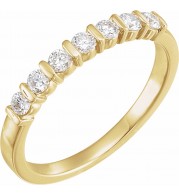 14K Yellow 1/3 CTW Diamond Anniversary Band