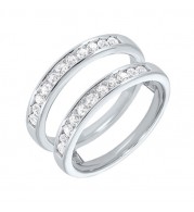 Gems One 14Kt White Gold Diamond(1/2Ctw) Ring