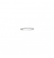 14k White Gold 0.22ct Diamond Wedding Band