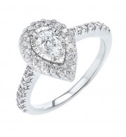 Gems One 14Kt White Gold Diamond(1Ctw) Ring