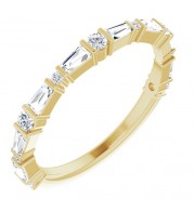 14K Yellow 1/2 CTW Diamond Anniversary Band