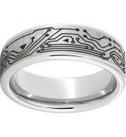 Circuit Serinium Engraved Ring