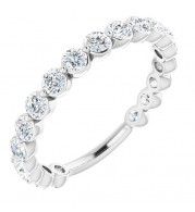 Platinum 1 1/6 CTW Diamond Anniversary Band