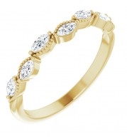 14K Yellow 1/3 CTW Diamond Anniversary Band
