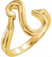 14K Yellow Freeform Ring