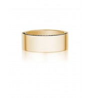 Henri Daussi 8mm Men's Wedding Band MB11 14k Gold Yellow 0.40 Ctw.