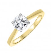 Gems One 14Kt White Yellow Gold Diamond (1Ctw) Ring