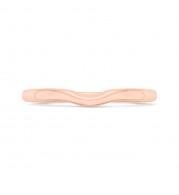 Shah Luxury 14K Rose Gold Diamond Wedding Band