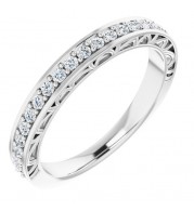 14K White 1/3 CTW Diamond Anniversary Band