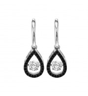 Gems One 14KT White Gold & Diamond Rhythm Of Love Fashion Earrings  - 3/4 ctw