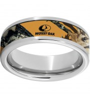 Serinium Pipe Cut Band with Mossy Oak Blaze Inlay