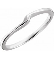 14K White Band