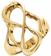 14K Yellow Freeform Ring