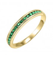 Gems One 14Kt Yellow Gold Emerald (1/3 Ctw) Ring