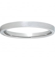 Serinium Pipe Cut Band with Stone Finish