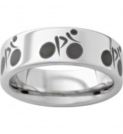 Serinium Pipe Cut Band with Bike2 Laser Engraving