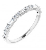 14K White 1/4 CTW Diamond Anniversary Band