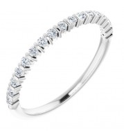 14K White 1/4 CTW Diamond Anniversary Band