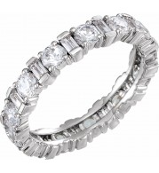 14K White 2 1/6 CTW Diamond Eternity Band