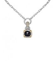 Vahan 14k Gold & Sterling Silver Black Onyx Pendant