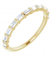 14K Yellow 1/5 CTW Diamond Anniversary Band