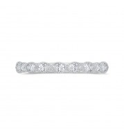 Shah Luxury 14K White Gold Diamond Wedding Band