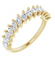 14K Yellow 3/4 CTW Diamond Anniversary Band