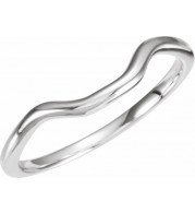 14K White Band