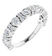 Platinum 3/4 CTW Diamond Anniversary Band