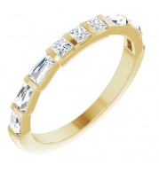 14K Yellow 1/2 CTW Diamond Anniversary Band