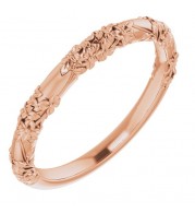 14K Rose Matching Band