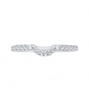 Shah Luxury 14K White Gold Diamond Wedding Band