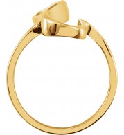14K Yellow Freeform Ring