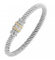 Alwand Vahan 4mm 14k Gold & Sterling Silver Diamond Bracelet