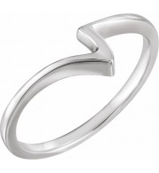 14K White Band
