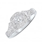 Gems One 14Kt White Gold Diamond(5/8Ctw) Ring