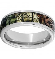 Serinium Pipe Cut Band with Mossy Oak Break-Up Infinity Inlay