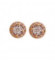 Gems One 14Kt Yellow Gold Diamond (1/8Ctw) Earring