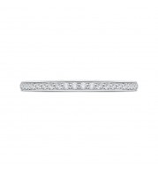 Shah Luxury Round Diamond Half-Eternity Wedding Band In 14K White Gold