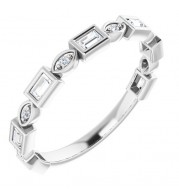 14K White 1/4 CTW Diamond Anniversary Band