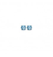 Gems One 14Kt White Gold Blue Topaz (1/4 Ctw) Earring