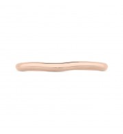 Shah Luxury 14K Rose Gold Plain Wedding Band