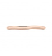 Shah Luxury 14K Rose Gold Plain Wedding Band