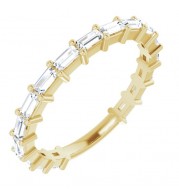 14K Yellow 5/8 CTW Diamond Anniversary Band