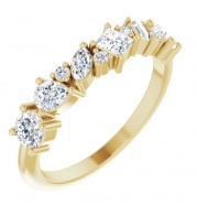 14K Yellow 7/8 CTW Diamond Anniversary Band