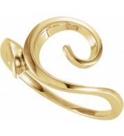 14K Yellow Freeform Ring